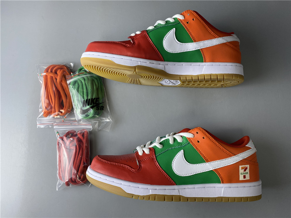 7 Eleven x Nike SB Dunk Low Orange Green CZ5130-600