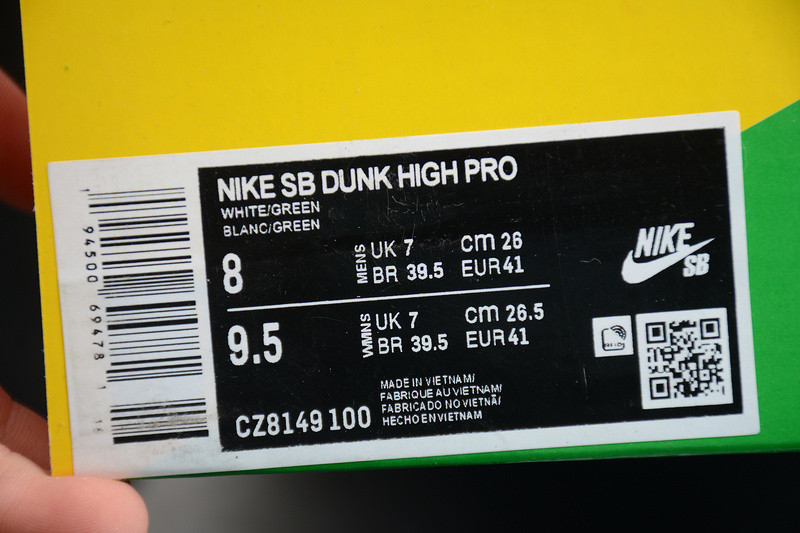 Nike Dunk High SP “Spartan Green” CZ8149-100