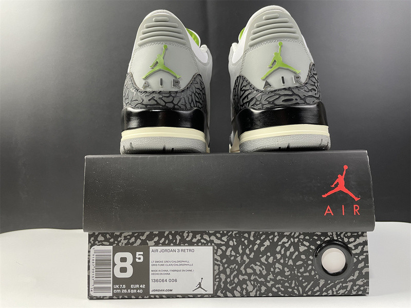 Jordan 3 Retro Chlorophyll 136064-006