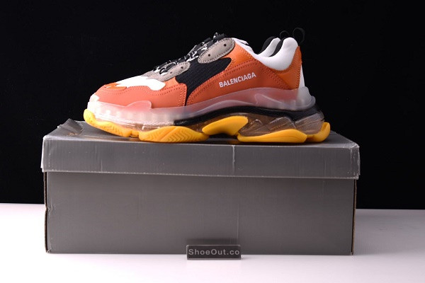 BLCG Triple S Clear Sole Orange White 541624 W09E1 1766