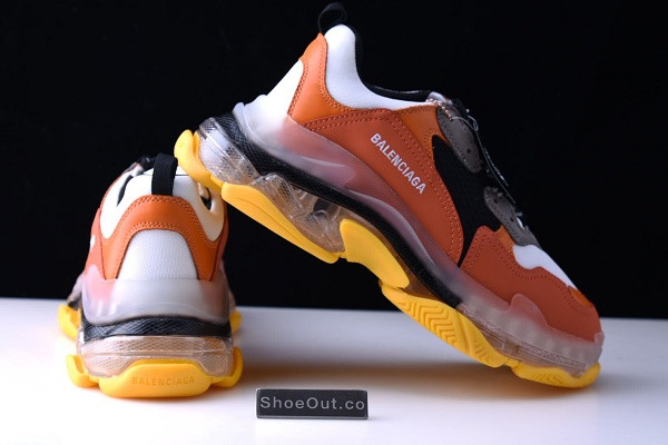 BLCG Triple S Clear Sole Orange White 541624 W09E1 1766