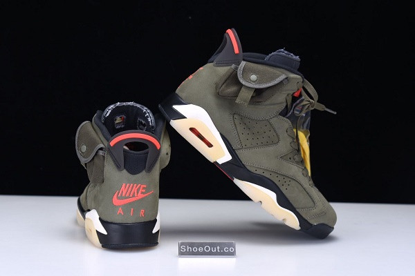 Travis Scott x Air Jordan 6 “Medium Olive” CN1084-200