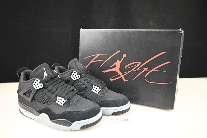 Air Jordan 4 “Black Canvas” DH7138-006
