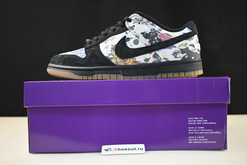 Supreme x Nike SB Dunk Low “Rammellzee” FD8778-001