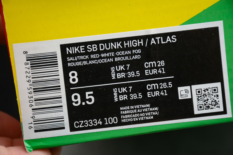 Atlas x Nike SB Dunk High CZ3334-100