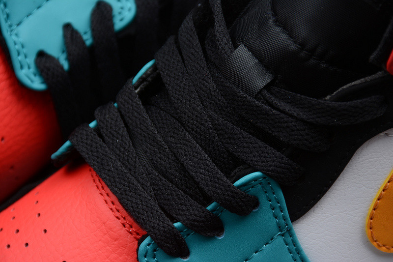 Air Jordan 1 Mid Bred Multi-Color 554724-125