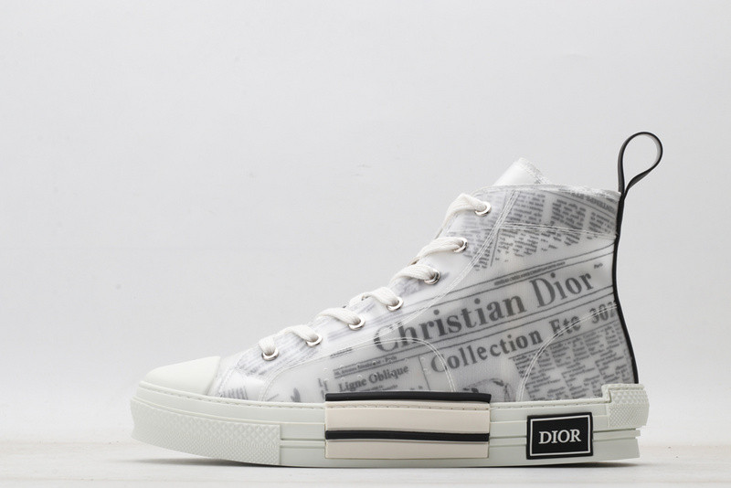 DR B23 High Top Daniel Asham Newspaper 3SH118YUO_H069