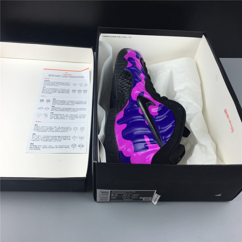 Nike Air Foamposite Pro Purple Camo 624041-012