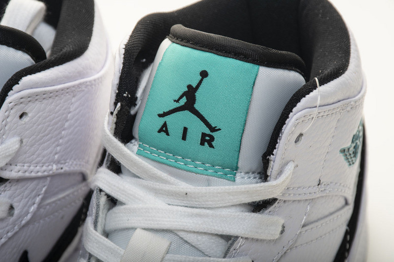 Air Jordan 1 Retro Mid BG "Hyper Jade" 554725-122