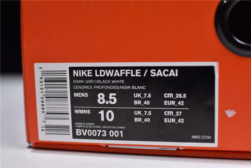 Sacai X Nike LD Waffle 