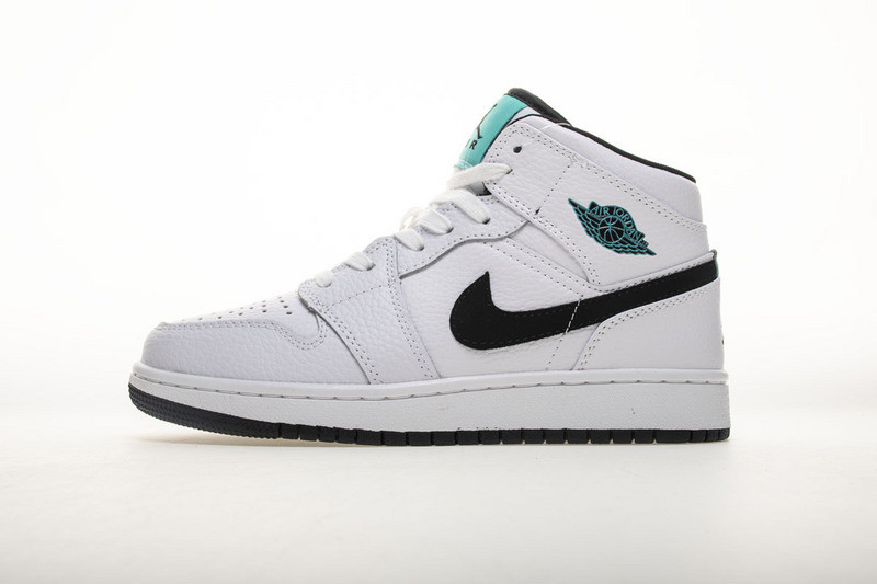 Air Jordan 1 Retro Mid BG "Hyper Jade" 554725-122