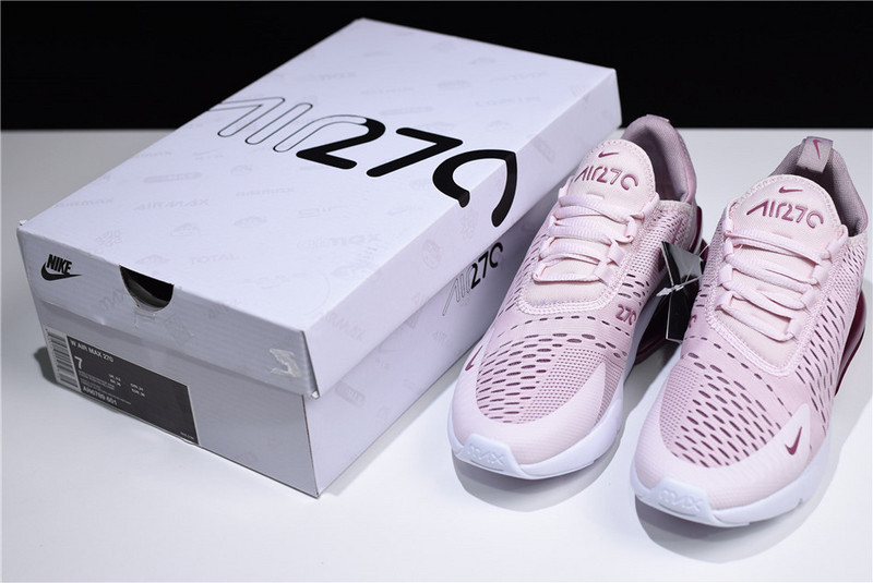 Nike Air Max 270 Barely Rose Pink White Women AH6789-601