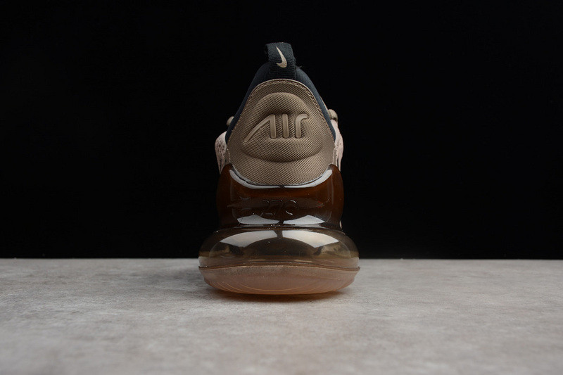 NIKE mens Air Max 270 “Sepia Stone” Black/ Summit White  AH8050-200