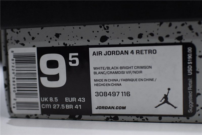 Air Jordan 4 Retro “Hot Lava” 308497-116