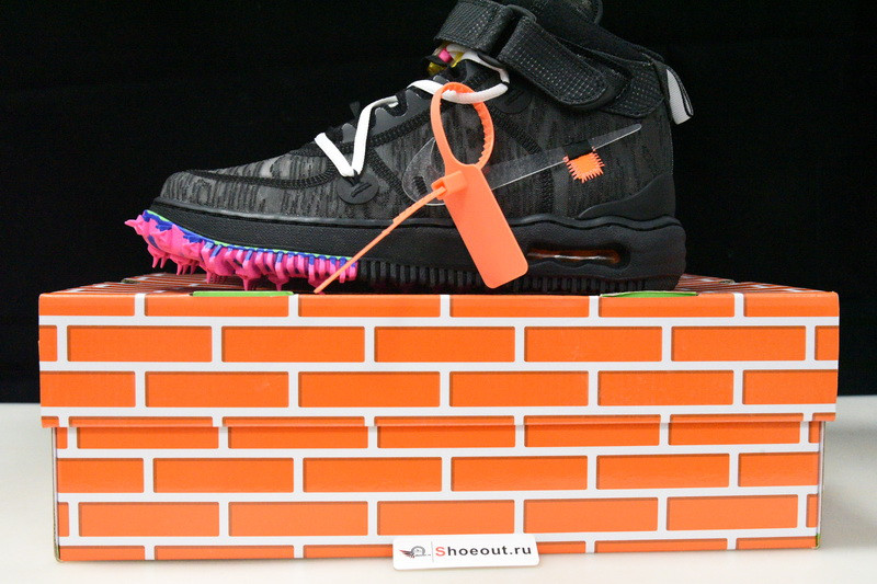 OF x Nike Air Force 1 Mid Black DO6290-001