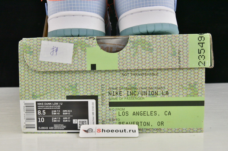 Union LA x Nike Dunk Low DJ9649-400