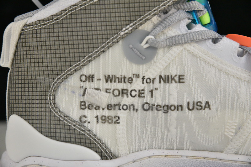 OF x Nike Air Force 1 Mid White DO6290-100