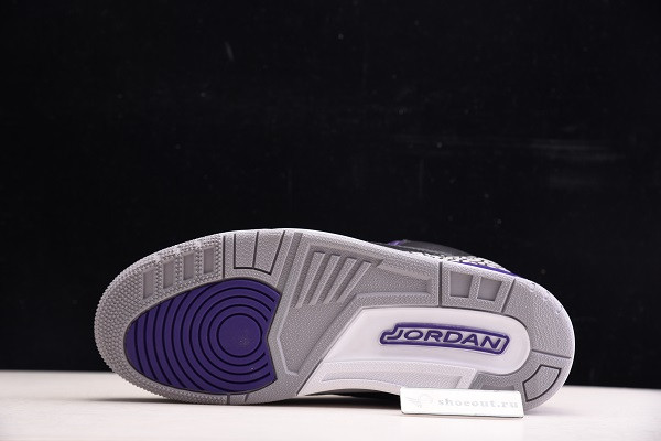 Air Jordan 3 Black “Court Purple” CT8532-050
