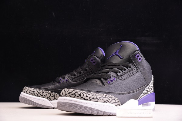 Air Jordan 3 Black “Court Purple” CT8532-050
