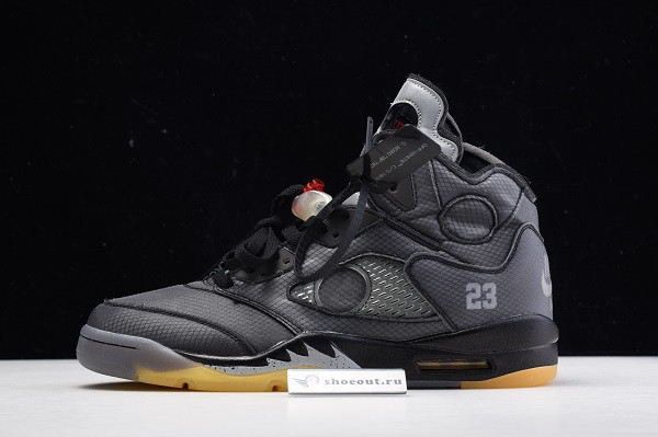 OFF White x Air Jordan 5 Black CT8480-001