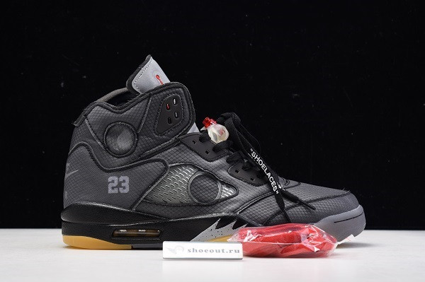 OFF White x Air Jordan 5 Black CT8480-001