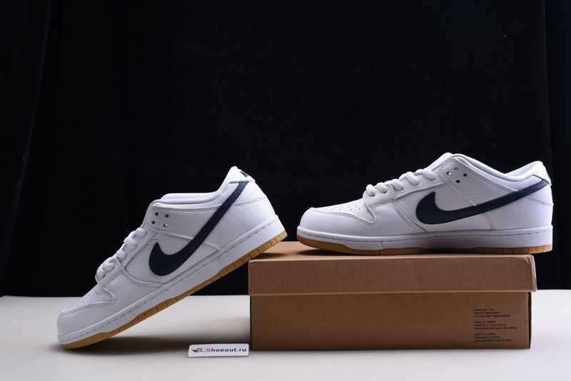 Nike SB Dunk Low Orange Label White Navy CZ2249-100