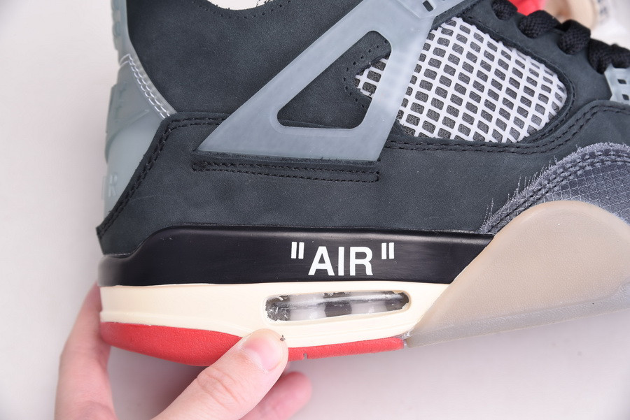 OFF White x Air Jordan 4 “Bred” CV9388-001