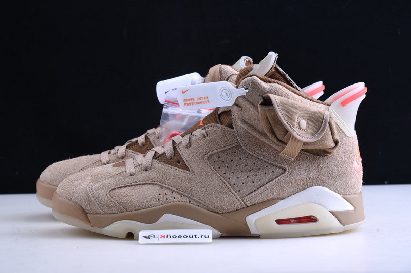 Jordan 6 Retro Travis Scott British Khaki DH0690-200