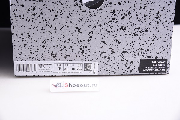 Air Jordan 6 Retro Quai54 Sail Black CZ4152-101