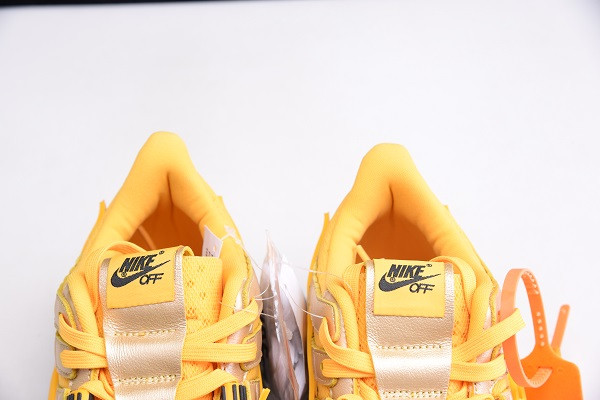OFF White x Nike Air Rubber Dunk “University Gold” CU6015-700