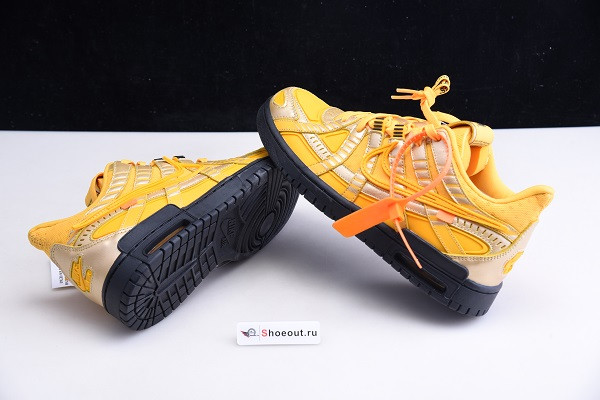 OFF White x Nike Air Rubber Dunk “University Gold” CU6015-700