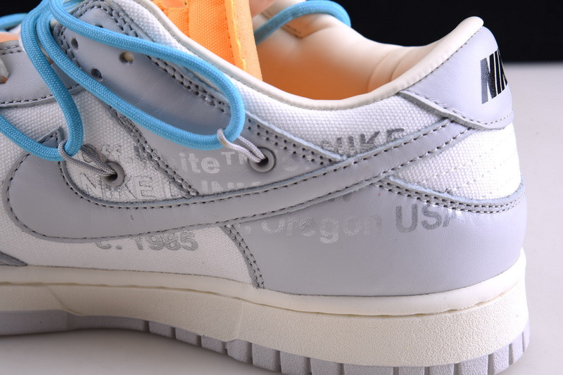 OF x Nike Dunk Low Beige Grey Lot 2 DM1602-115