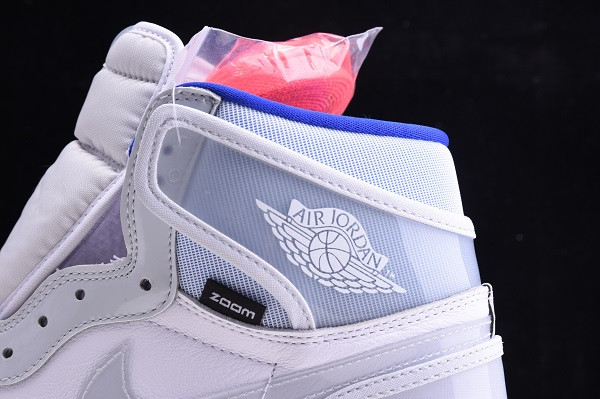 Air Jordan 1 Retro High Zoom White Racer Blue CK6637-104
