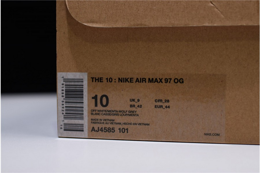 OF x Nike Air Max 97 “Menta” AJ4585-101