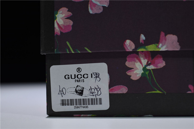 GC Leather SLIDE SANDAL with SNAKE