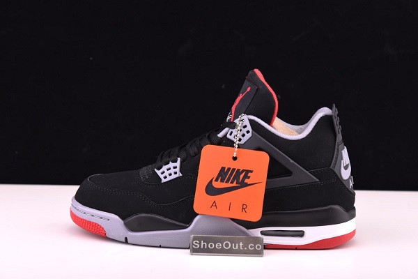 2019 Air Jordan 4 Retro OG Bred Black Cement 308497-060