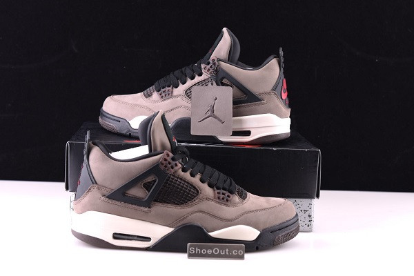 Travis Scott x Air Jordan 4 Retro Dark Mocha/Sail-Cool Grey-Red