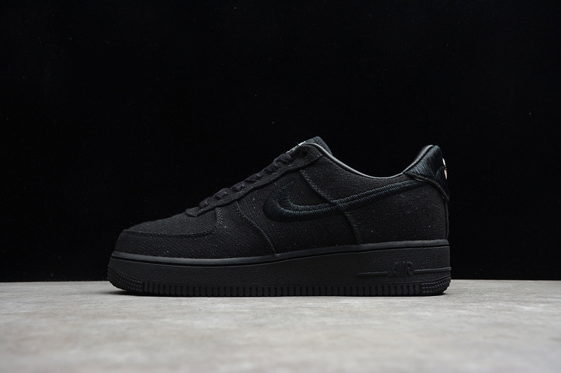 Stussy x Nike Air Force 1 Low Black CZ9084-001