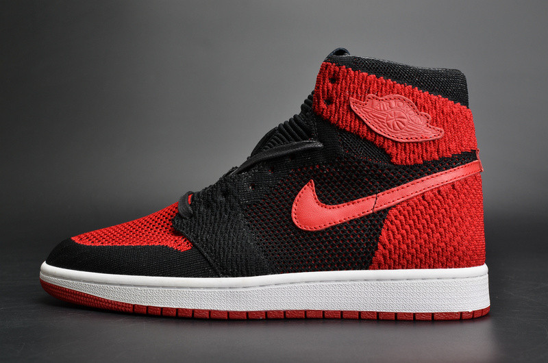 Nike Air Jordan 1 Retro High Flyknit “Banned” red mens 919704-001