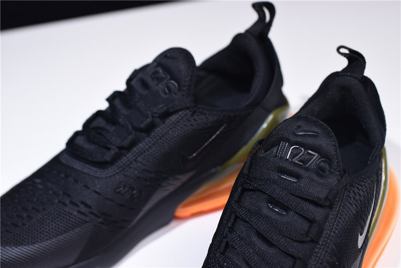 NIKE mens AIR MAX 270 “Tonal Orange” black  AH8050-008