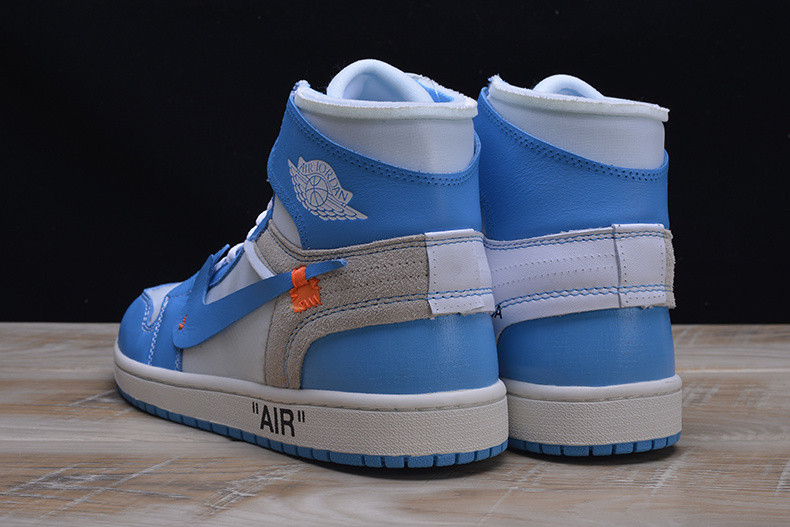 OFF WHITE Air Jordan 1 Powder Blue UNC AQ0818-148