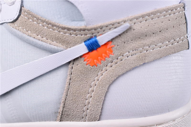 OFF WHITE Air Jordan 1 Retro High White AQ0818-100