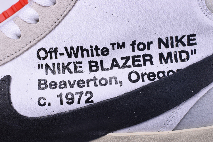 OF x Nike Blazer MID THE TEN 10 Virgil Abloh AA3832-100