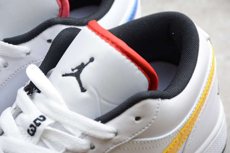 Air Jordan 1 Low White Multi-Color S CW7009-100