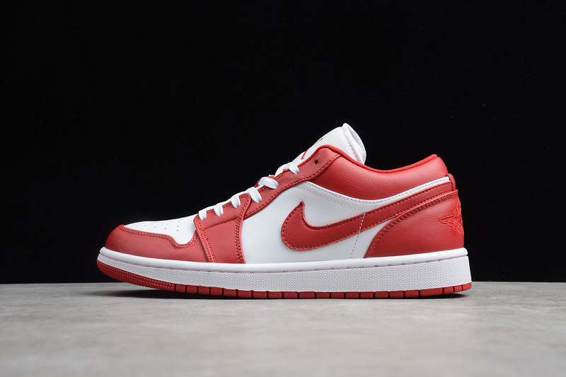 Air Jordan 1 Low  Gym Red White 553558-611