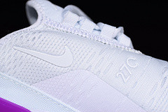 Nike womens  Air Max 270 white purple AH6789 106