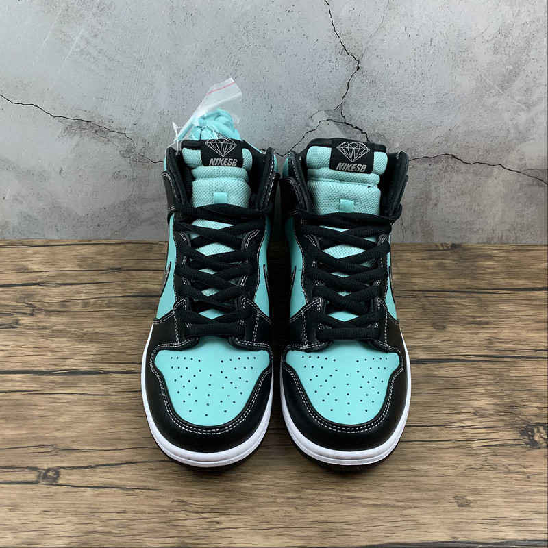 Nike SB Dunk High Diamond Supply Co. Aqua Blue 653599-400