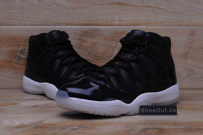 JORDAN 11 RETRO BP "72-10" black mens 378037-002